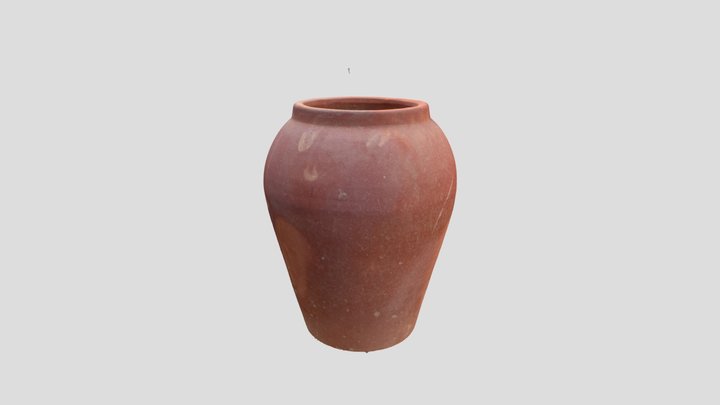 Saulat Mehmood - Big Clay Pot - e2e Jam2 3D Model
