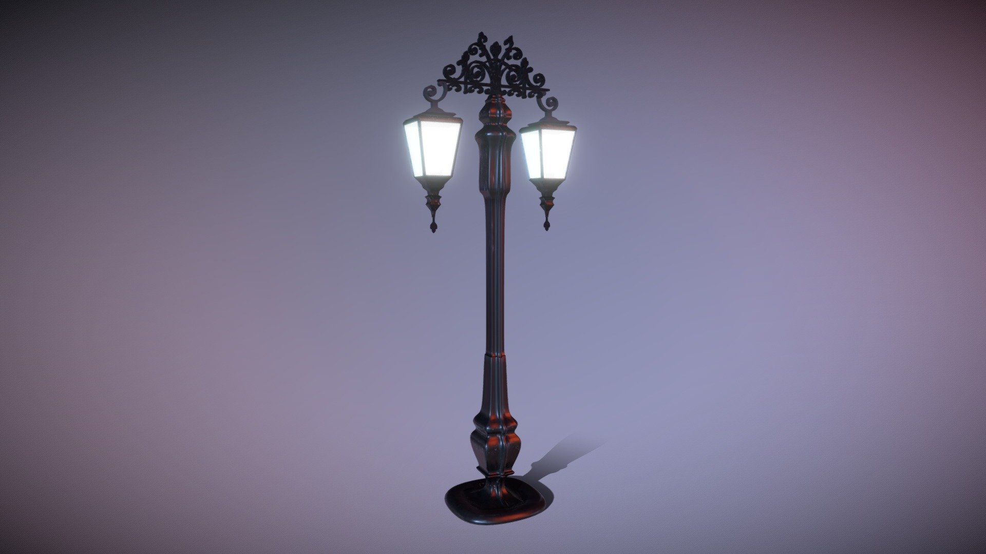 Victorian Style Lamppost - Buy Royalty Free 3D model by SuperWizard91