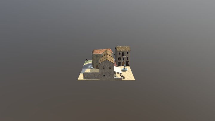 1DAE_Herman_Louis_Cityscene 3D Model