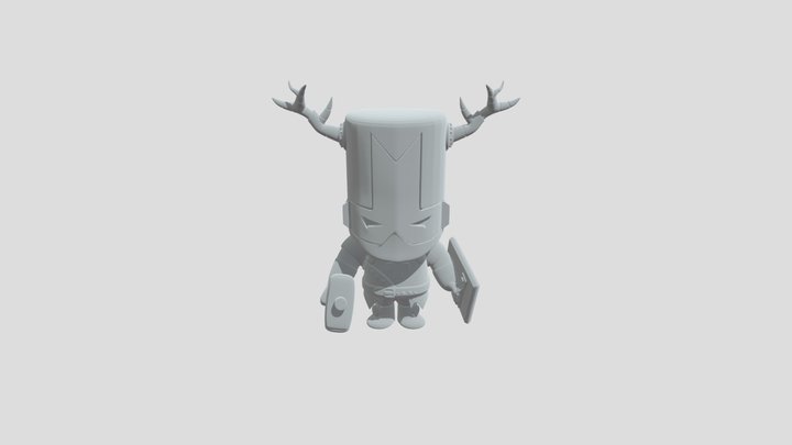 Amethyst Knight 3D Model