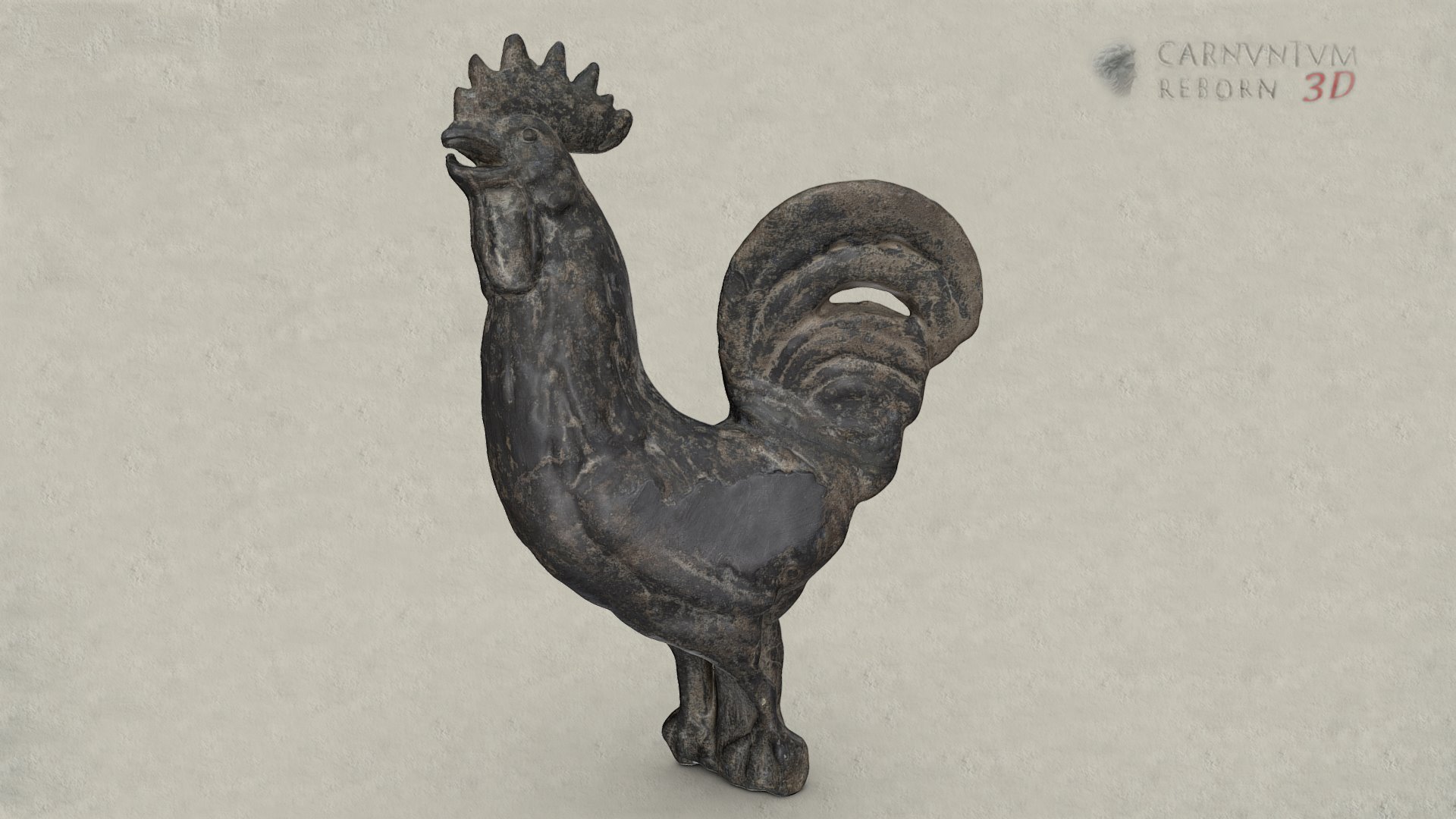 Hahnstatuette — Sketchfab embed 3D viewer