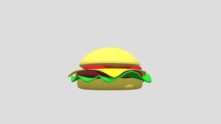 Burger - Hamburguesa 3D Model