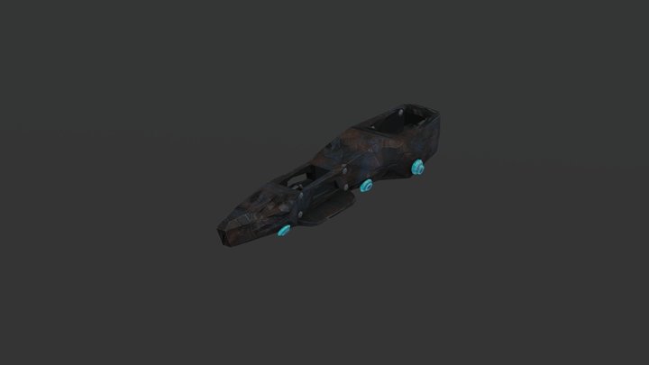Hover Bike 3D Model