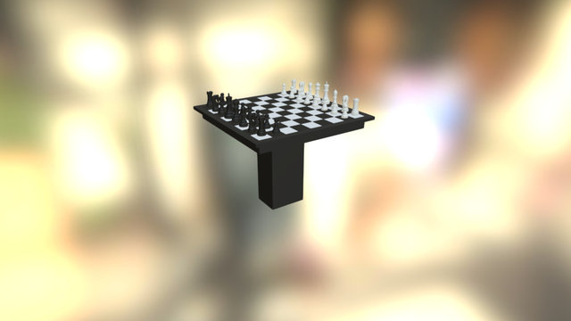 Ajedrez 3D Model