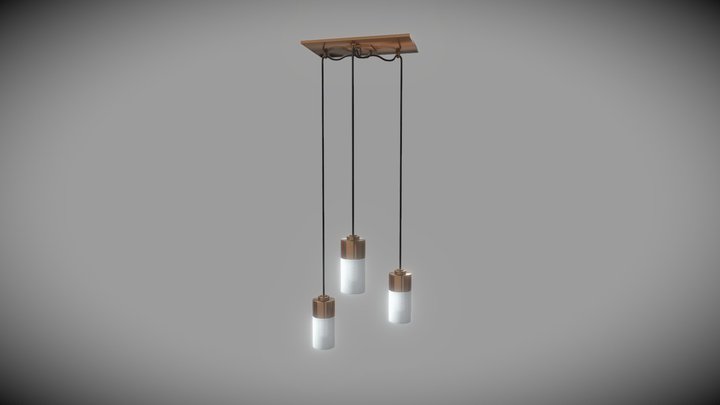 Modern Chandelier 3D Model