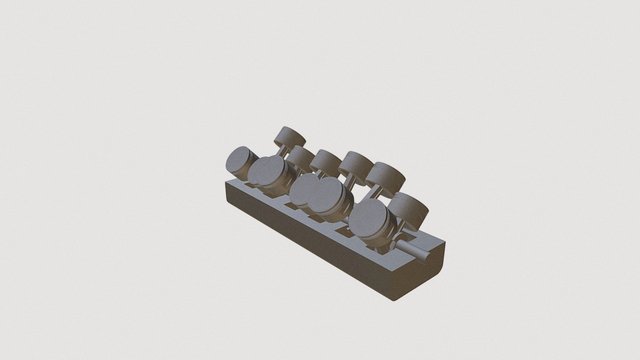 V12 Engine Model 3D Model
