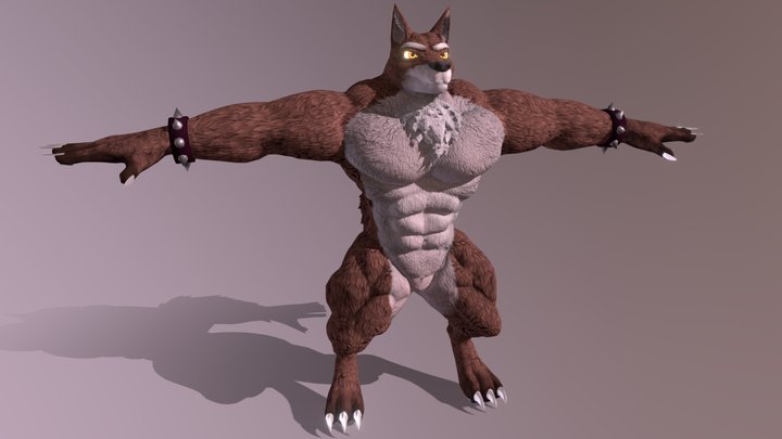 WolfMan 3D Model