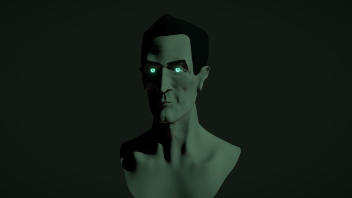 Half-Life G-Man Sculpt 3D Model