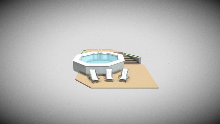 Подсистема бассейн 3D Model