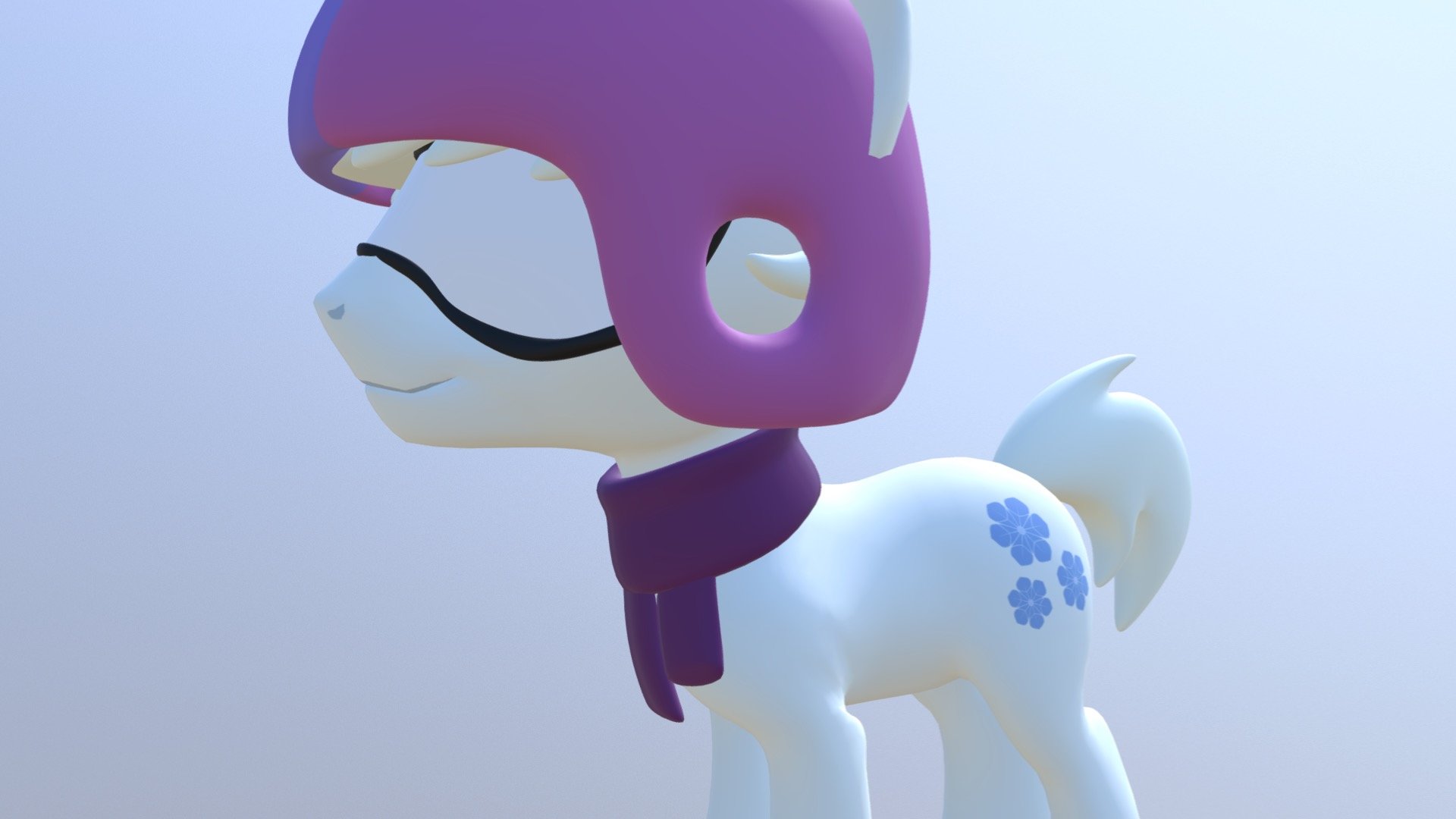 White Boy pony