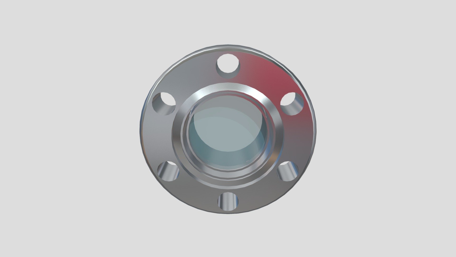 CF Flange with Sapphire Window — Sketchfab embed 3D viewer