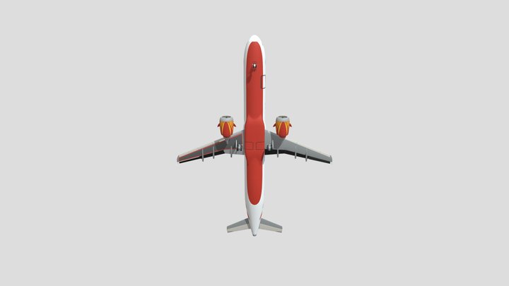 Air India A321 Exteriors + Interiors 3D Model