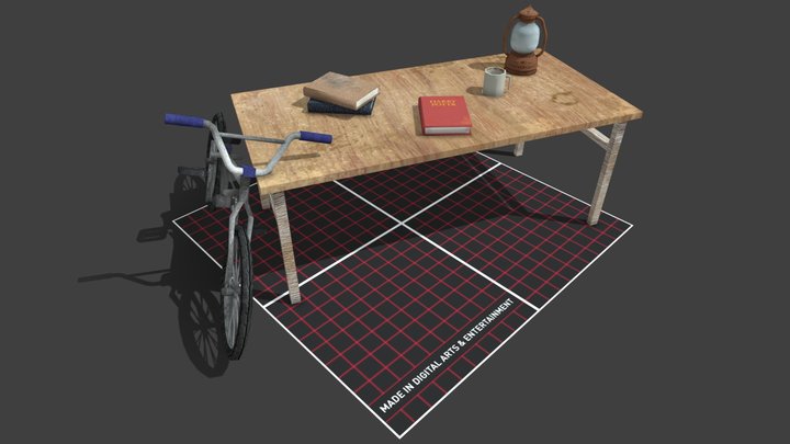 DAE 5 Finished props - EcoHouse 3D Model