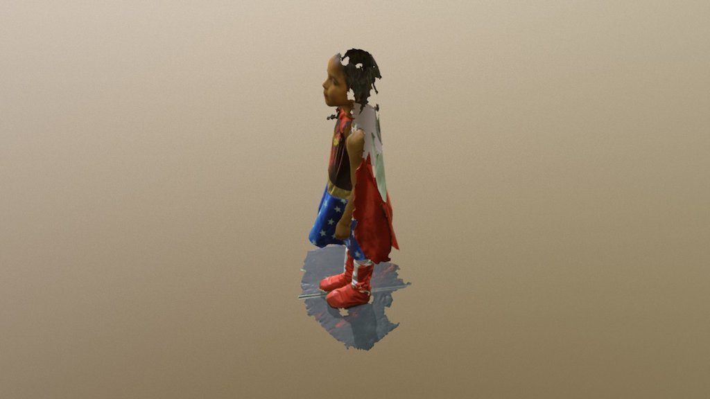 Wonderman Girl 3D Model By Recrear3d 670db04 Sketchfab
