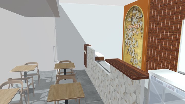 Isckon Cafe 3D Model