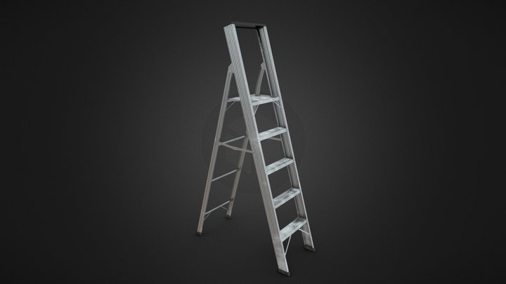 Step Ladder 3D Model
