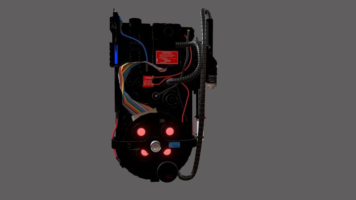 Proton Pack 3D Model