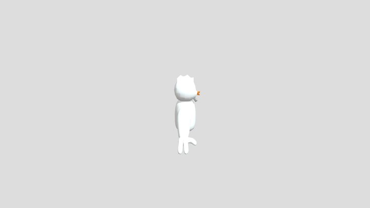 Chicken Model Gtag 3D Model
