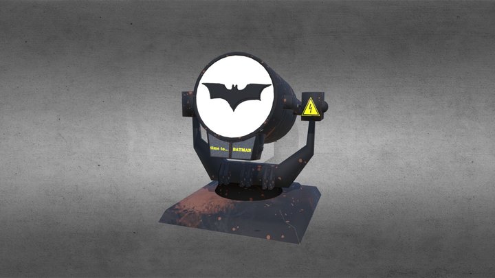 Bat Signal 3D Model