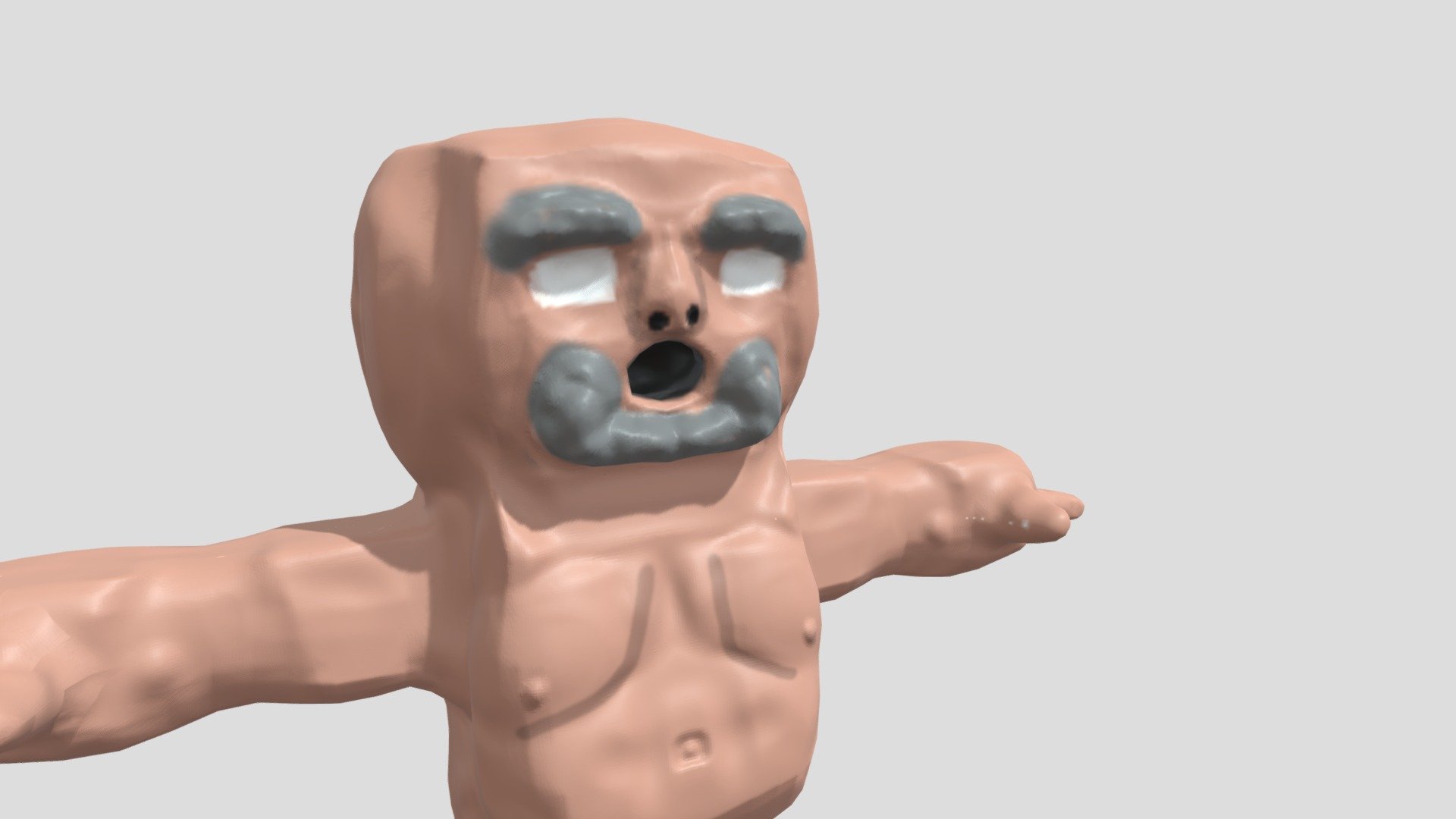 Steve Стив Herobrine  Minecraft rigged