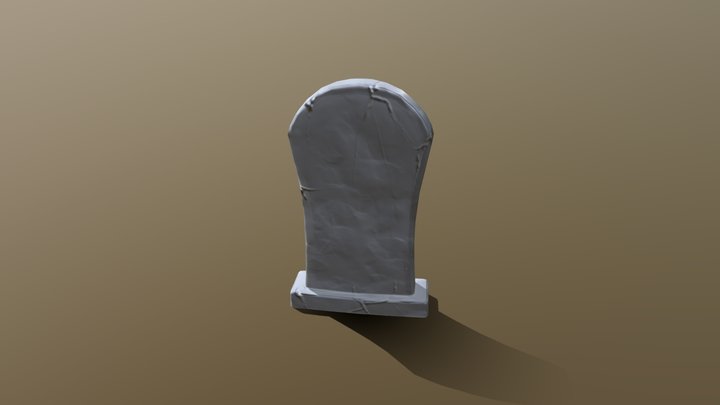 Lapide in normal map 3D Model