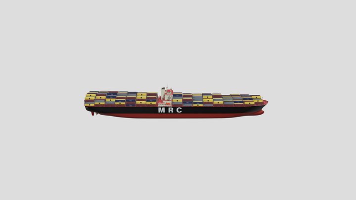 Buque De Contenedores 3D Model