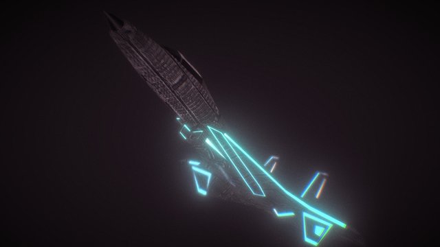 Si-Fi Plane 3D Model