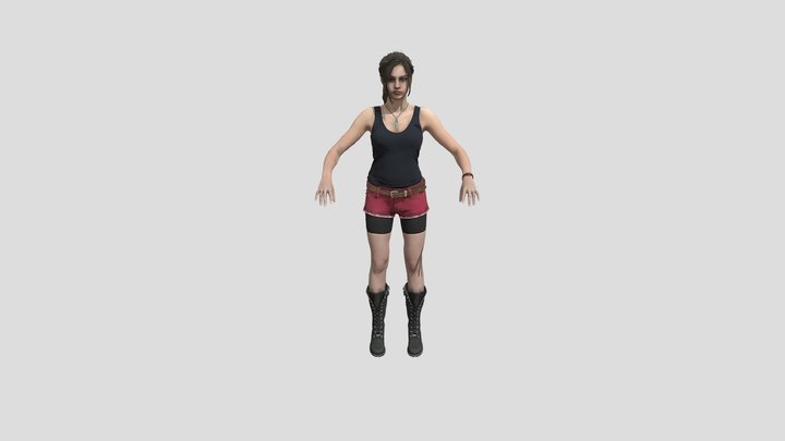 Claire Dancing 2 3D Model