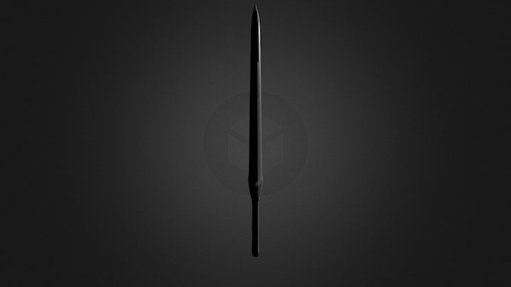 Simple Dagger 3D Model