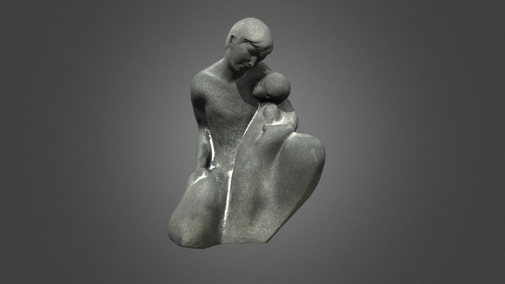 Figurine: father and son – Kostenloses 3D-Modell STL