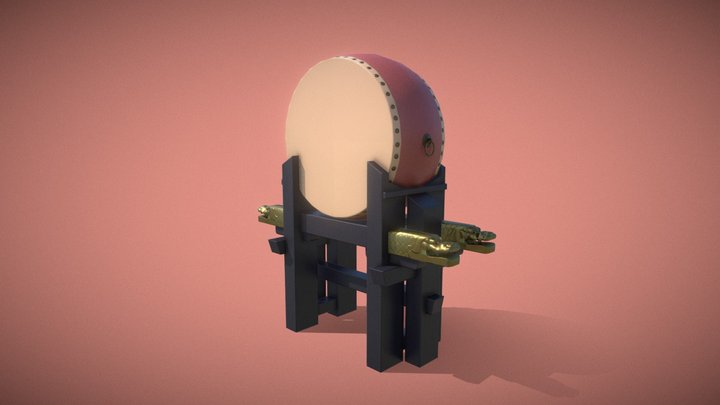 War drum 3D Model