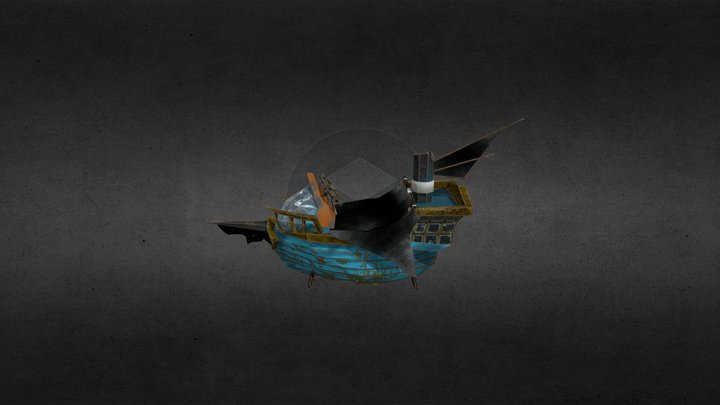 Ghost Ship Kart 3D Model