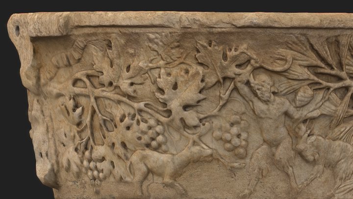 Vase with dedication to Silvanus 3D Model