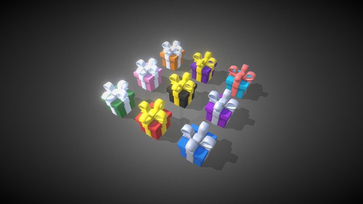 Ultimate Gift Boxes 3D Model