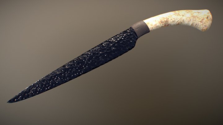 Obsidian Knife 3D Model