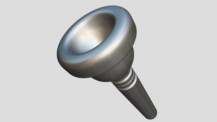Vincent Bach 6 cornet mouthpiece 3D rendering 3D Model