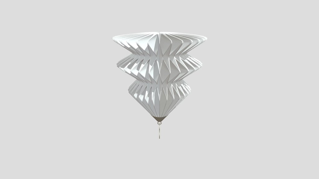 model Paper Christmas Tree Ornament