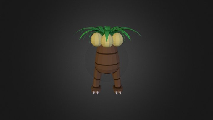 Exeggutor model (Textured) 3D Model