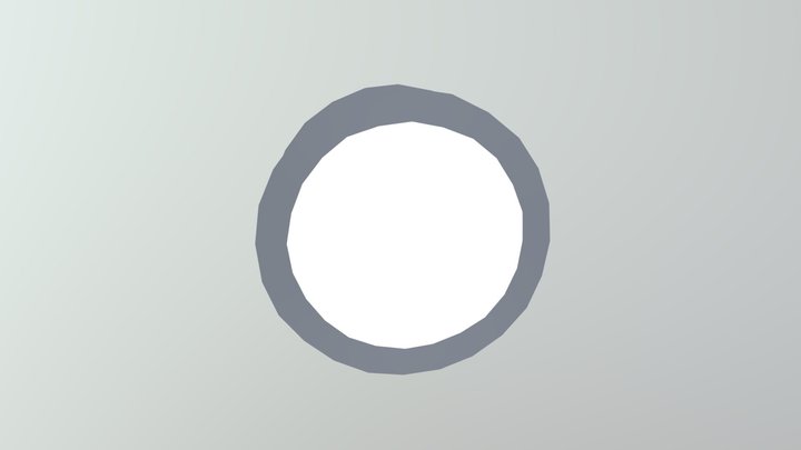 J Piercing 3D Model