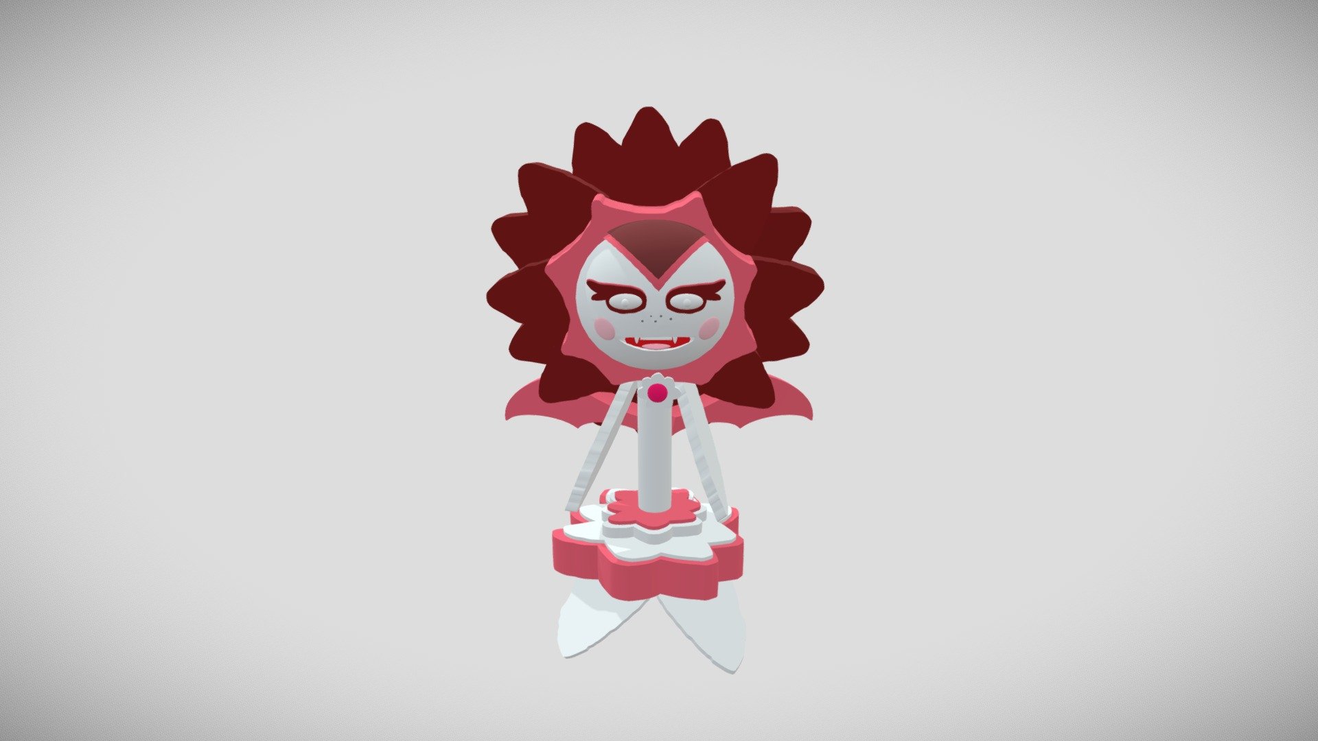 Цветок-вампир(Растения против зомби) — Sketchfab embed 3D viewer