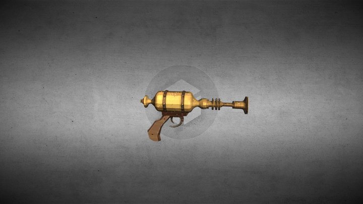 Alien Gun 3D Model