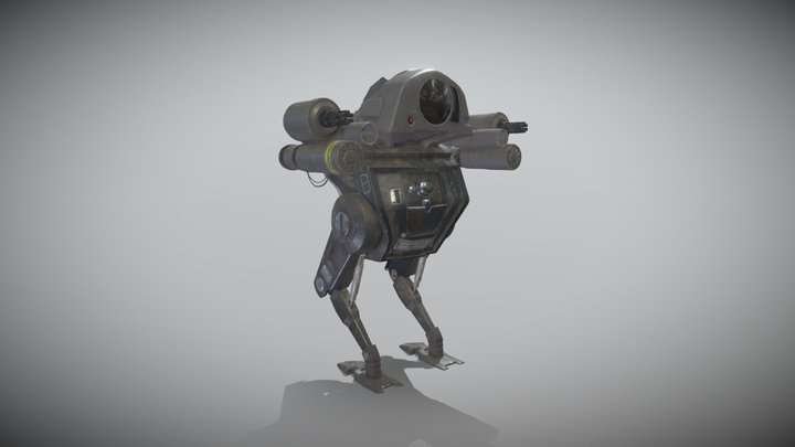 Warior Robot 3D Model