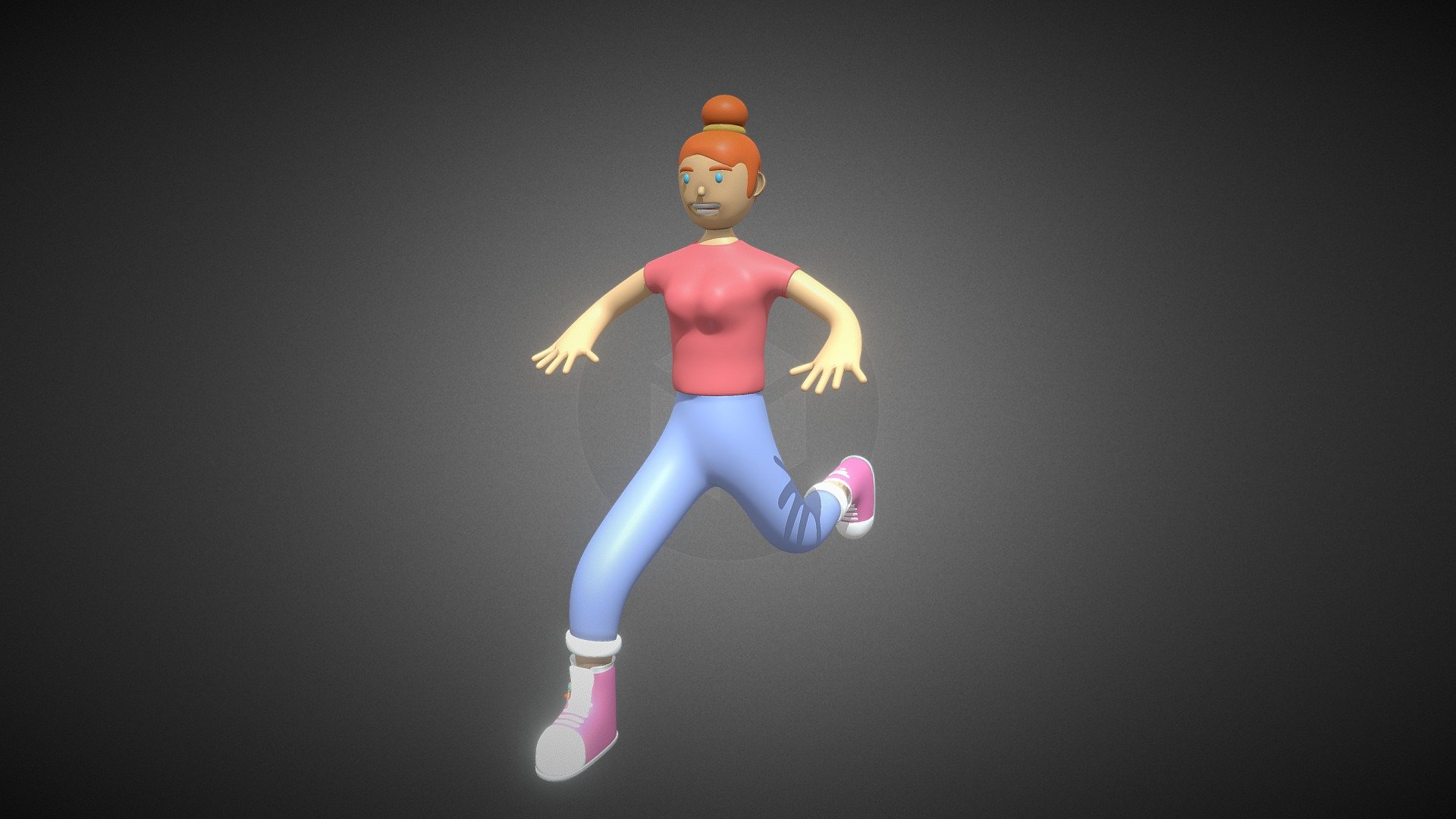 Sport Girl Character