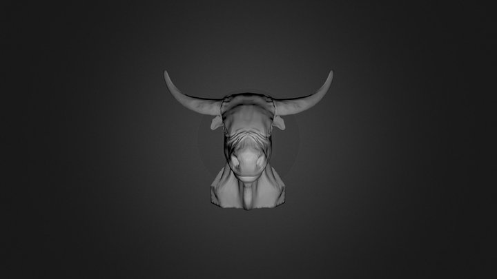 Bull head 3D Model