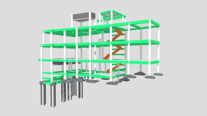 PROJETO ESTRUTURAL - EDUARDO DA COSTA 3D Model