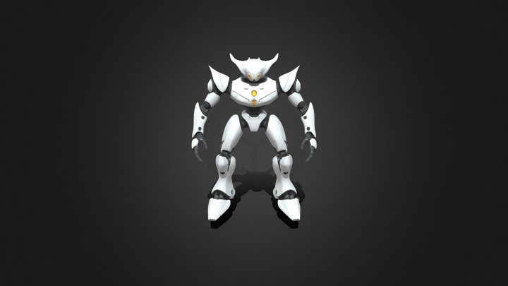 Animated robot 3D Model