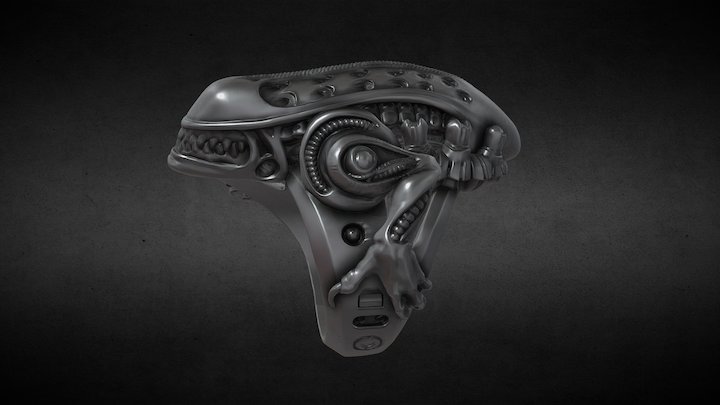 alien ring 3D Model