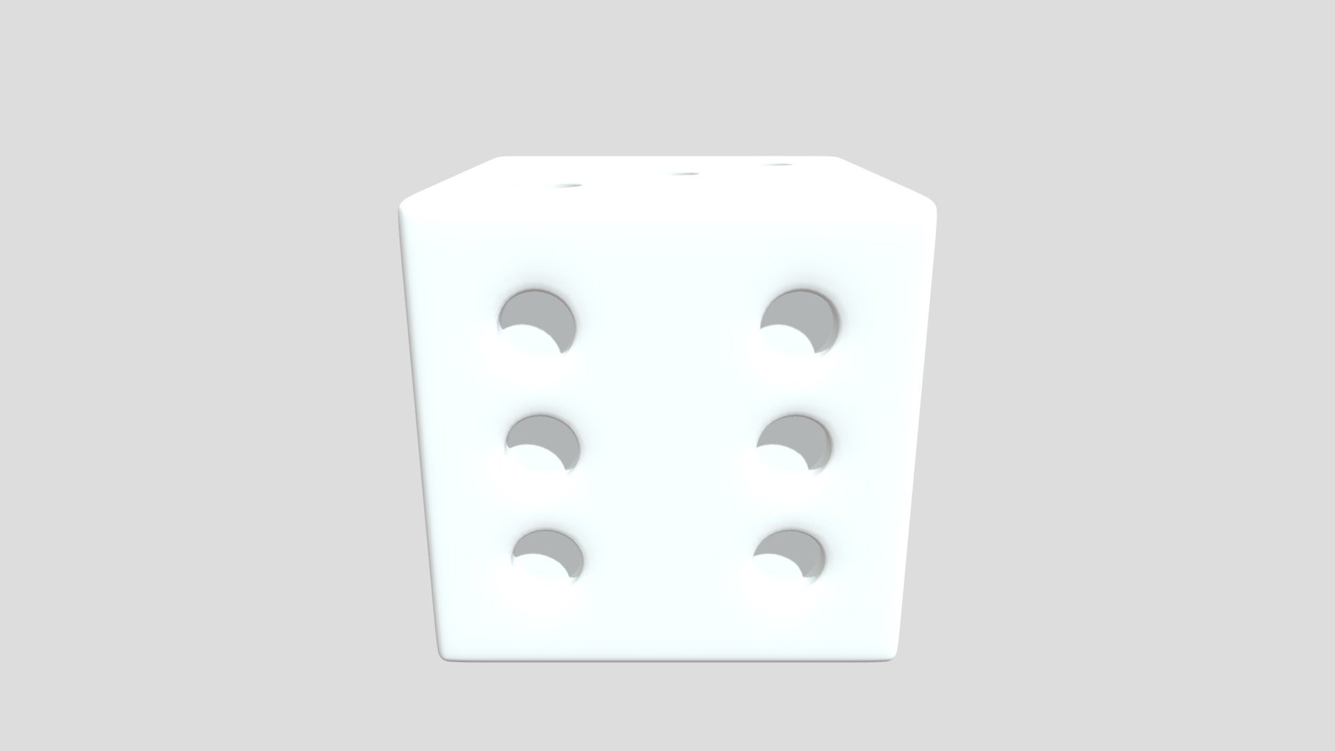 6-Sided Die (Standard Smooth Mesh Style) - Download Free 3D model by ...