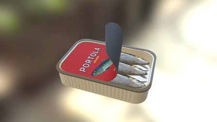 Sardine Tin 3D Model