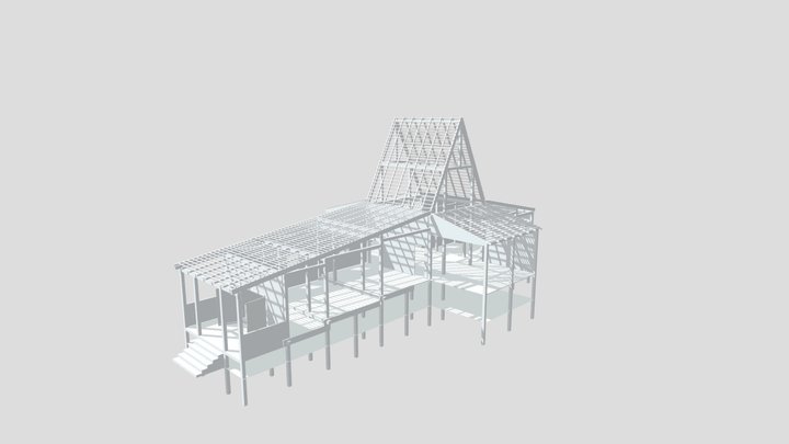 (2010) Banjar - Bubungan Tinggi 3D Model